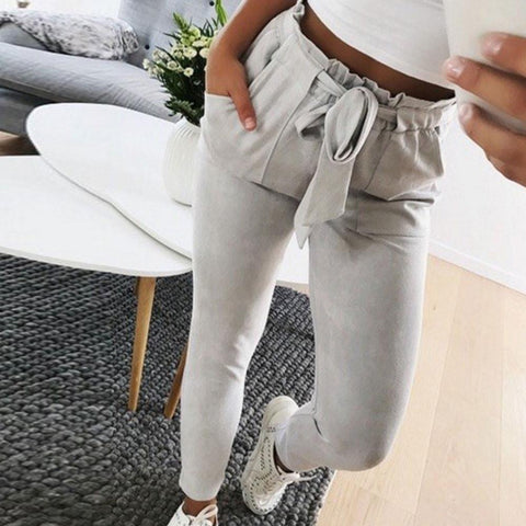 2020 Antibacterial Healthy Long Life Women Gothic Lady Side Lace Up Pants Fashion Skinny Trousers Fit Sporting Leggins женские