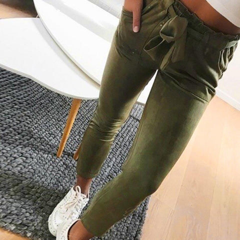 2020 Antibacterial Healthy Long Life Women Gothic Lady Side Lace Up Pants Fashion Skinny Trousers Fit Sporting Leggins женские