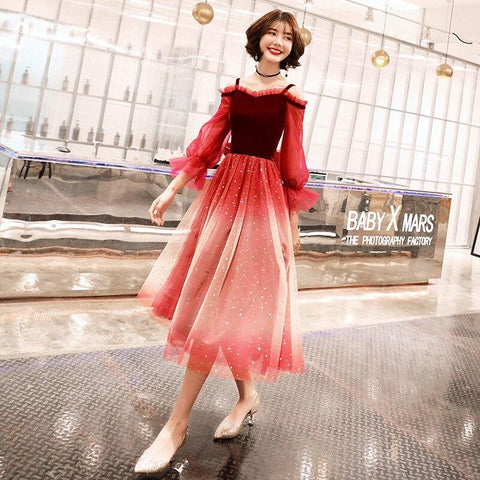 2020 Gengli Bride Take The New 2020 Autumn To Wear At Ordinary Times In Long Little Appreciation Banquet Dress Female Marriage