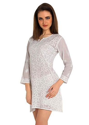 White Kurti Top