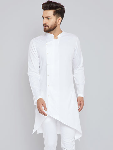 White Cotton Kurta